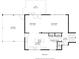 Main level floor plan featuring kitchen, living room, dining, and carport at 504 Kingswood Nw Ln, Atlanta, GA 30305
