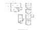 Floor plans that feature the main level, upper level, lower level and basement at 504 Kingswood Nw Ln, Atlanta, GA 30305