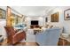 Inviting living room with large windows, hardwood floors, and stylish decor at 504 Kingswood Nw Ln, Atlanta, GA 30305