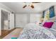 Comfortable main bedroom with hardwood floors, and closets, and bright natural light at 504 Kingswood Nw Ln, Atlanta, GA 30305