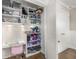 Bright office space with custom built-in shelving, desk and storage space at 504 Kingswood Nw Ln, Atlanta, GA 30305