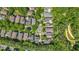 Aerial view showcasing the property and surrounding neighborhood layout at 2043 Mason Mill Rd, Decatur, GA 30033