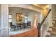 Charming dining room featuring hardwood floors, elegant lighting fixture, and a refined aesthetic at 2043 Mason Mill Rd, Decatur, GA 30033
