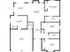 Detailed floor plan showcasing the layout of the home, including room dimensions and locations at 2160 Towne Manor Nw Dr, Kennesaw, GA 30144