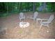Cozy fire pit area with comfortable seating, perfect for outdoor gatherings and enjoying nature at 1118 Creekdale Dr, Clarkston, GA 30021