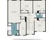 Second floor plan featuring the primary bedroom, walk-in closet, and additional bedrooms at 4910 Bucknell Trce, Cumming, GA 30028