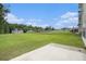 Expansive backyard features a well-manicured lawn and ample space for outdoor activities at 7280 Wright Dr, Atlanta, GA 30349