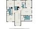 Second floor plan showcasing bedrooms, bathrooms, laundry room, and walk-in closets at 7280 Wright Dr, Atlanta, GA 30349