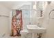 Bathroom featuring modern fixtures, and stylish shower curtain at 96 Dartmouth Ave, Avondale Estates, GA 30002
