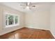Bedroom with hardwood floors and bay window at 96 Dartmouth Ave, Avondale Estates, GA 30002