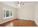 Bedroom with hardwood floors, neutral walls, and a bay window at 96 Dartmouth Ave, Avondale Estates, GA 30002
