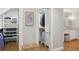 Walk-in closet with built-in shelving, hanging rods, and drawers for ample storage at 96 Dartmouth Ave, Avondale Estates, GA 30002