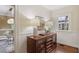 Formal dining room with view of wood floors and light fixture at 96 Dartmouth Ave, Avondale Estates, GA 30002