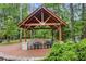 Community pavilion with picnic tables and outdoor seating, perfect for gatherings and enjoying nature at 96 Dartmouth Ave, Avondale Estates, GA 30002
