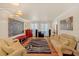 Spacious living room with hardwood floors and ample seating at 222 Mossy Pl, Alpharetta, GA 30005