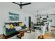 Bright, open-concept living room features modern furnishings, hardwood floors, and stylish decor at 2276 Sutton Se St, Atlanta, GA 30317