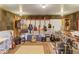 Soundproofed music room with guitars, drums, and acoustic paneling at 3741 Windhurst Dr, Lilburn, GA 30047