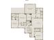 Second floor plan featuring four bedrooms, three bathrooms, laundry room, and a loft area at 4775 Wyat Farm Overlook, Cumming, GA 30040