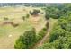 Beautiful aerial shot of the golf course providing recreation near the community at 6204 Santa Fe Pkwy, Atlanta, GA 30350