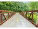 Inviting walking bridge on community trail perfect for an outdoor stroll or run at 6204 Santa Fe Pkwy, Atlanta, GA 30350