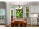 Bright breakfast nook with large windows and outdoor access, adjacent to kitchen at 2759 Thomashire Trce, Marietta, GA 30066