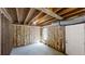 Unfinished basement, framed, insulated, and ready to be customized at 4912 Lightwood Nw Ct, Acworth, GA 30102