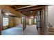 Unfinished basement, framed and insulated at 4912 Lightwood Nw Ct, Acworth, GA 30102