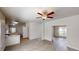 Open-concept living area offering vinyl floors, ceiling fan and lots of natural light at 4912 Lightwood Nw Ct, Acworth, GA 30102