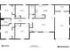 Detailed floor plan showcasing the layout of the home with multiple bedrooms, bathrooms, and a garage at 7125 Puckett Sw St, Covington, GA 30014