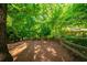 Wooded backyard featuring mature trees, providing natural beauty and a sense of seclusion at 11950 Wildwood Springs Dr, Roswell, GA 30075