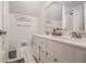 Bright bathroom with a double sink vanity and sleek fixtures at 1175 Haven Brook Ne Way, Brookhaven, GA 30319