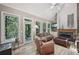 Bright living room with a fireplace, large windows, and hardwood floors at 1243 Williamswood Pointe, Decatur, GA 30033