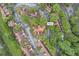 Aerial view of 203 Bridge Ln, Smyrna GA 30082, surrounded by lush greenery and walkable from community pool at 203 Bridge Se Ln, Smyrna, GA 30082