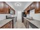Traditional-style kitchen with stainless steel appliances, and granite countertops at 203 Bridge Se Ln, Smyrna, GA 30082