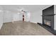 Bright living room featuring wood-look flooring and brick fireplace at 203 Bridge Se Ln, Smyrna, GA 30082