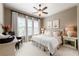 Cozy bedroom with soft neutral tones, natural light, and stylish furnishings at 341 Carl Sanders Dr, Acworth, GA 30101
