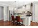 Stylish kitchen with stainless steel appliances, granite counters, and pendant lighting at 341 Carl Sanders Dr, Acworth, GA 30101