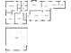 Detailed floor plan showcasing layout of primary bedroom, kitchen, and living spaces in the home at 1541 Eldonlas Ct, Stone Mountain, GA 30087