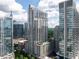 Stunning aerial view of high-rise condos boasting luxurious amenities and a modern design at 855 Peachtree Ne St # 2203, Atlanta, GA 30308