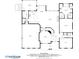 Detailed floor plan showcasing the layout of the main level, with kitchen, living, dining, and bed rooms at 4842 Registry Nw Dr, Kennesaw, GA 30152