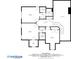 Detailed floor plan showcasing the layout of the upper level, with bedrooms, bathrooms, and walk-in closets at 4842 Registry Nw Dr, Kennesaw, GA 30152