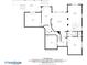 Detailed floor plan showcasing the layout of the basement level, with recreation room, bedroom, and utility room at 4842 Registry Nw Dr, Kennesaw, GA 30152