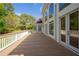 Deck with white railing and view of backyard at 5360 Northwater Way, Duluth, GA 30097