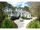 Elegant two-story home with a circular driveway, landscaped yard and a classic columned facade at 5360 Northwater Way, Duluth, GA 30097