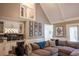 Inviting living room features a wet bar, comfortable seating, and a cozy atmosphere at 910 Kings Arms Way, Alpharetta, GA 30022