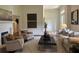A bright living room features stylish seating and elegant decor at 95 Whitlock Sw Ave, Marietta, GA 30064