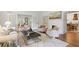 Elegant living room with hardwood floors, fireplace, and inviting seating area at 95 Whitlock Sw Ave, Marietta, GA 30064