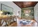 Stylish office with unique ceiling, custom shelving, and ample workspace at 95 Whitlock Sw Ave, Marietta, GA 30064