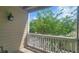 Balcony offers a lovely view of the tree-lined outdoors, enhancing the tranquil setting at 1250 Parkwood Cir # 2112, Atlanta, GA 30339