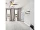 Bedroom with natural light, fan, and neutral carpet at 219 Phillips Ln, Alpharetta, GA 30009